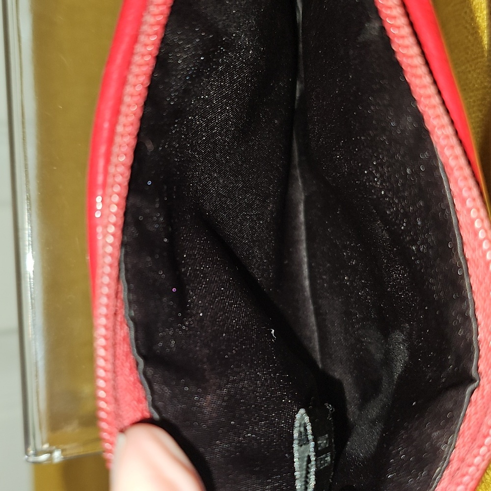 Coach POPPY Red and Silver Vintage Wristlet EUC - Picture 7 of 12